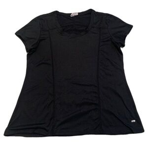 💜 Marika Black Activewear Top - Size S | Designed in LA